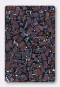 Miyuki Half Tila Beads HTL-2005 matted metallic copper x10g