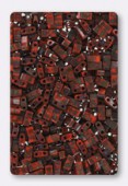 Miyuki Half Tila Beads HTL-4520 picasso opaque orange x10g