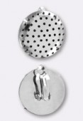Clip tamis 29 mm argent x2