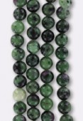 Rubis sur zoisite chinois ronde 6 mm x6