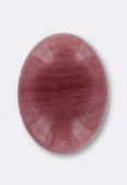 Rhodonite cabochon 8x6 mm x1