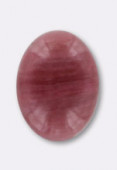 Rhodonite cabochon 6x4 mm x1