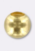 Perle en métal ronde 3 mm or x100
