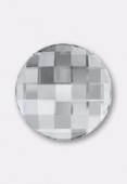 Strass HOTFIX chessboard circle 2035 20 mm crystal M HF x1