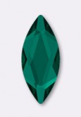 Strass à coller Marquise 2201 14x6 mm emerald F x1