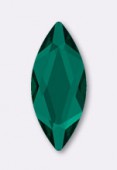 Strass HOTFIX Marquise 2201 14x6 mm emerald M HF x1
