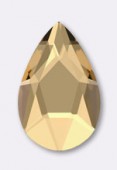 Strass HOTFIX Poire 2303 14x9 mm crystal golden shadow MF HF x1