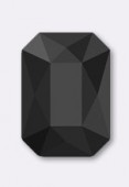 Strass HOTFIX Emerald cut 2602 14x10 mm jet M HF x1
