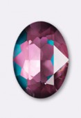 Cabochon 4120 14x10 mm crystal burgundy DeLite x1