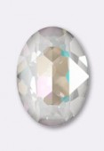 Cabochon 4120 14x10 mm crystal light grey DeLite x1