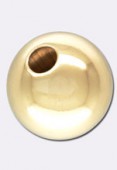 Gold filled 14 k perle ronde 6 mm x1