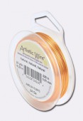 Fil de cuivre Artistic Wire 0.51 mm cuivre naturel x18.20m