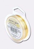 Fil de cuivre Artistic Wire 0.41 laiton non tarnish x27,43m