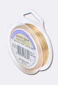 Fil de cuivre Artistic Wire 0.41 silver gold x27,30m