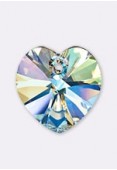 Coeur en cristal Preciosa 10 mm crystal AB x4