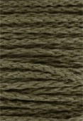 Coton ciré 5 brins Haute Fantaisie 4 mm khaki x1m