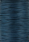 Coton ciré Haute Fantaisie 1.2 mm bleu canard x1m