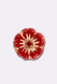 Fleur Pop 8 mm red gold x2