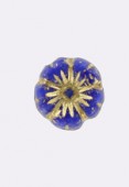 Fleur Pop 8 mm lapis gold x2