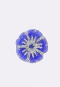 Fleur Pop 8 mm lapis silver x2