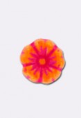 Fleur Pop 8 mm orange fushia x2