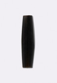 Hairpipe en corne noire 25 mm x1