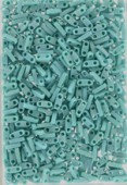 Miyuki QuarterTila Beads QTL-0412FR opaque turquoise green matted AB x10g