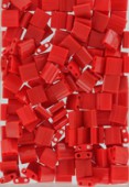 Miyuki Tila Beads TL-0408 opaque red x10g
