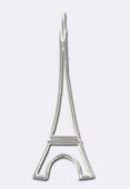 Pendentif tour Eiffel 63x28mm argent x1