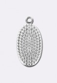 Estampe pendentif Etrusque 19x10 mm argent x1