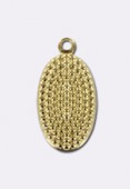 Estampe pendentif Etrusque 19x10 mm or x1