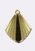 Estampe pendentif Palm Beach 20x15 mm or x1 Estampe pendentif Palm Beach 20x15 mm or x1