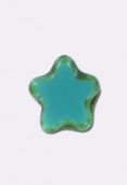 Palet étoile 12 mm turquoise x1