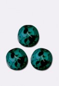 Facette 8 mm dark turquoise x12