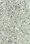 Facette 2 mm crystal argent x50