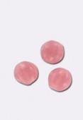 Ronde 6 mm melon opaque pink x4