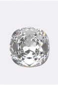 Cabochon Preciosa MC Cushion Square Maxima 10x10 mm crystal F x1