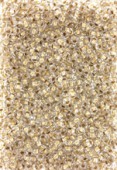 Rocaille 2 mm crystal bronze-lined x20g