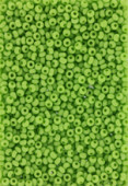 Rocaille 2 mm lime green opaque x20g