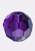 Ronde en cristal Preciosa 4 mm deep tanzanite x30