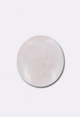 Quartz rose cabochon 10 mm x1