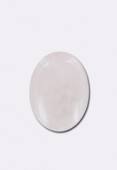 Quartz rose cabochon 8x6 mm x1