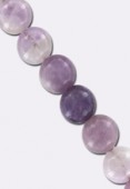 Lepidolite violet ronde 6 mm x4