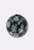 Obsidienne ronde 6 mm x12