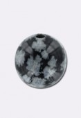 Obsidienne ronde 6 mm x12 Obsidienne ronde 6 mm x12