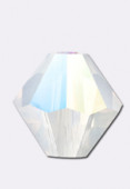 Toupie en cristal Preciosa 4 mm white opal glitter x30