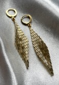 Boucles d'oreilles Brick Stitch Bugle
