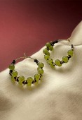 Boucles d'oreilles Macramé Jade