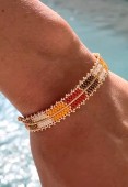 Bracelet Jonc Brickstitch