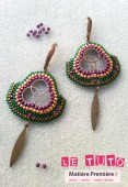 Boucles d'oreilles Brick Stitch